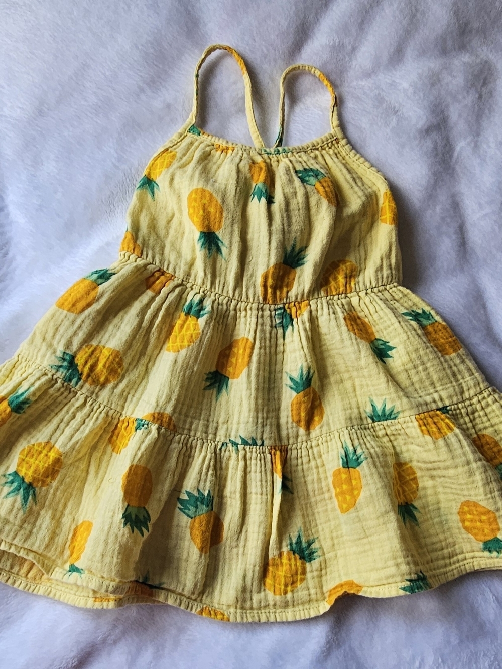 Cat & Jack Yellow and Orange Toddler Sundress